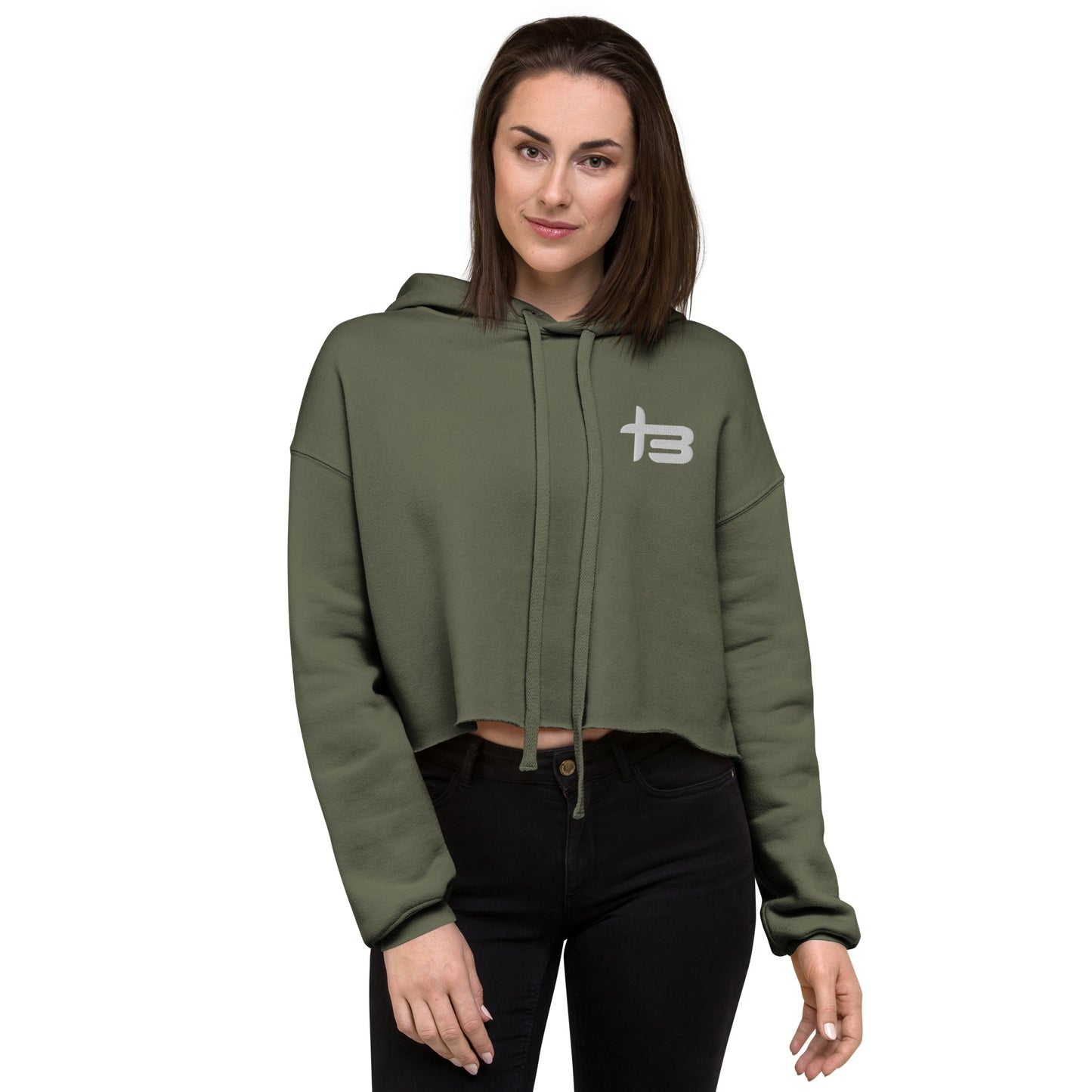 Tehbebe x Crop Hoodie