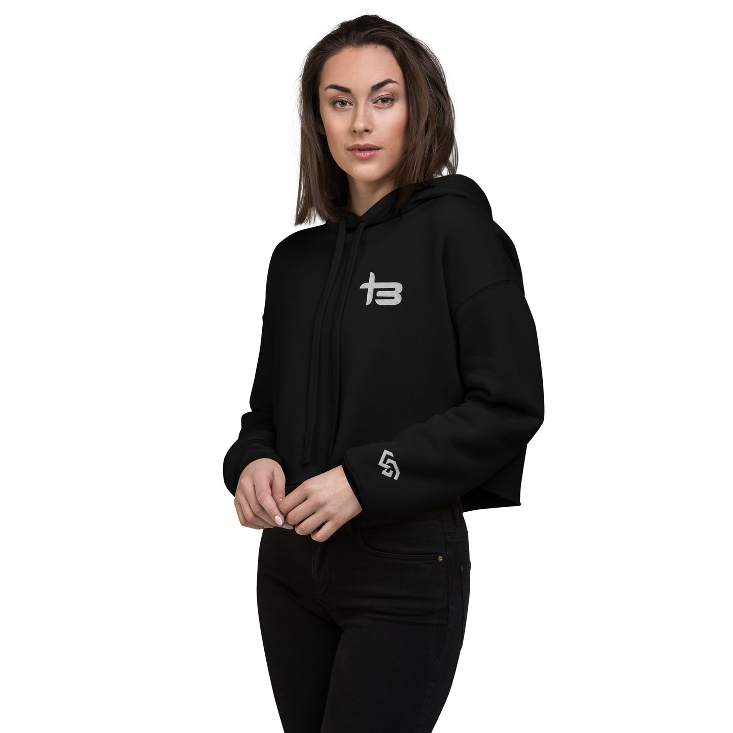 Tehbebe x Crop Hoodie